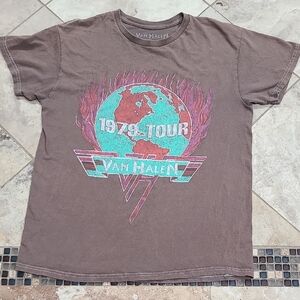 Van Halen Brown Graphic Tee
